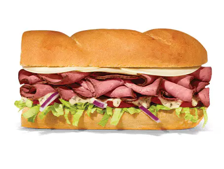 Subway Garlic Roast Beef ( Calories, Price and Footlong) 1 #17 Garlic Roast Beef Subway Menu