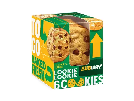 6 Pack Cookie Box - Shareable Dessert - Desserts