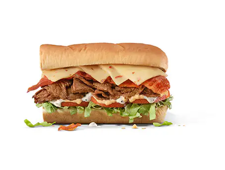 Subway Sub Menu With Prices: Latest and Updated 17 #8 Steak'n Bacon - Cheesesteaks - Subway Series