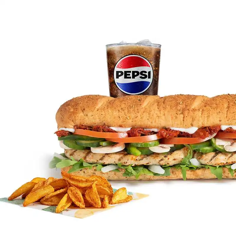 Subway Menu UAE with Prices: Latest and Updated 4 Oven Roasted Chicken 6 Inch Meal - Popular with People