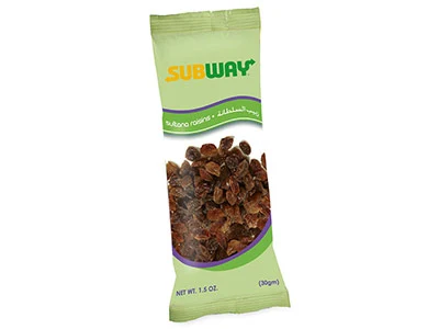 Subway Menu UAE with Prices: Latest and Updated 94 Raisins - Sides